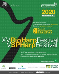 XV edição do festival Rio Harp Fest acontece virtualmente
